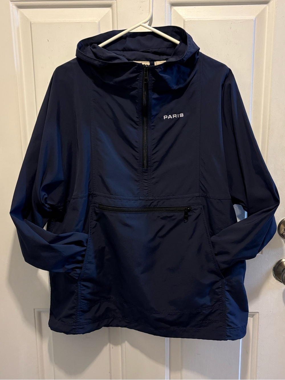 L.L. BEAN  Navy Windbreaker